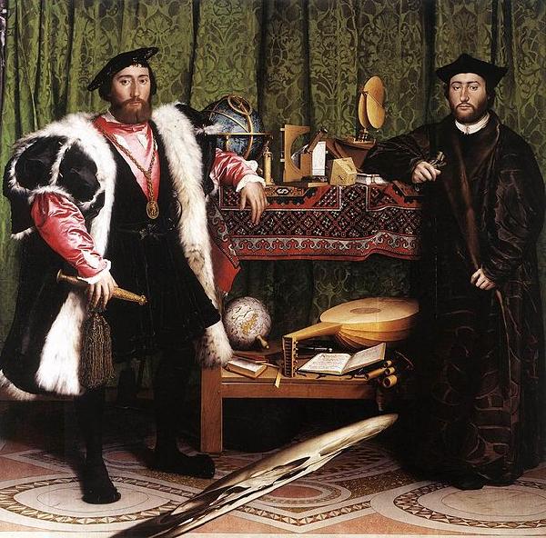 HEINTZ, Joseph the Younger Jean de Dinteville and Georges de Selve France oil painting art